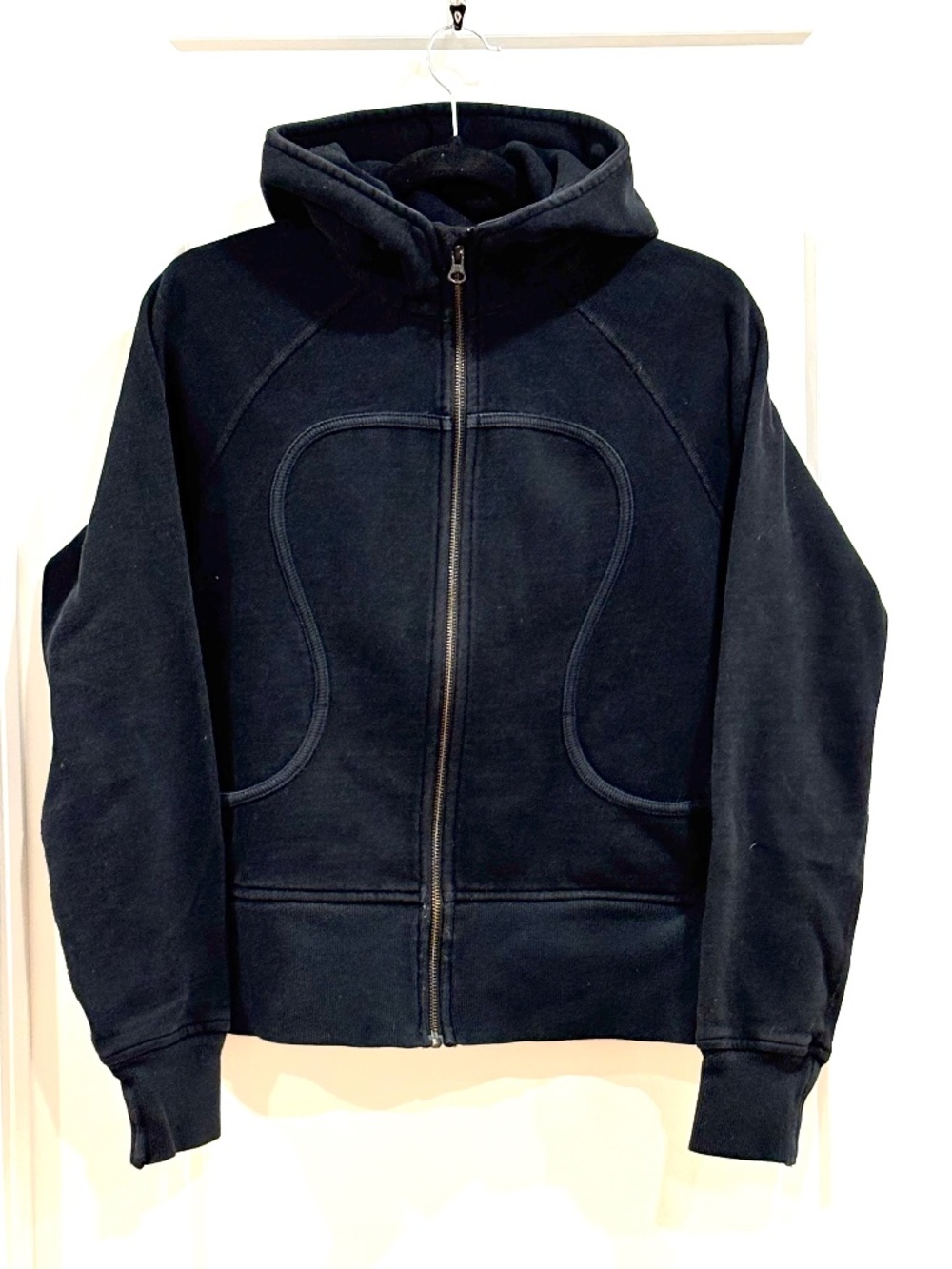 Vintage Lululemon Scuba Hoodie V1 Ultra Thick Full Zip Boxy Size 8